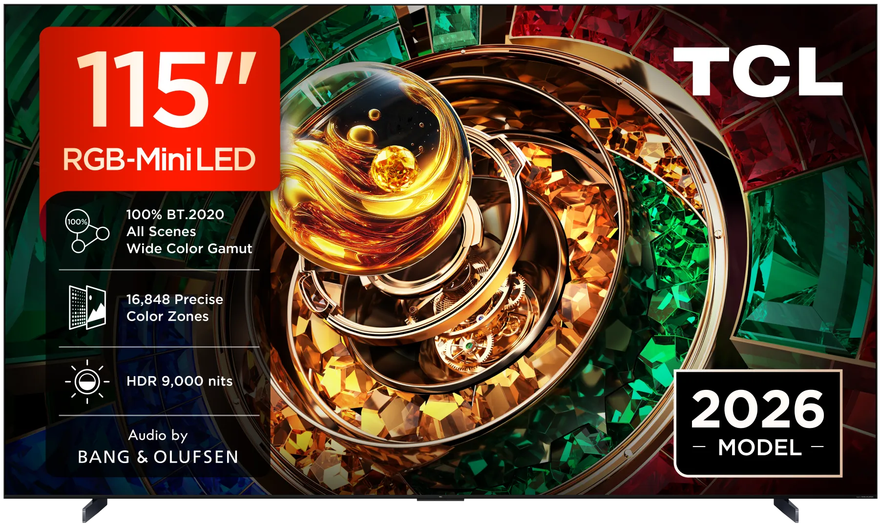 TCL TV RGB Mini LED 115RM9L (2026) 115"(293cm) 4K