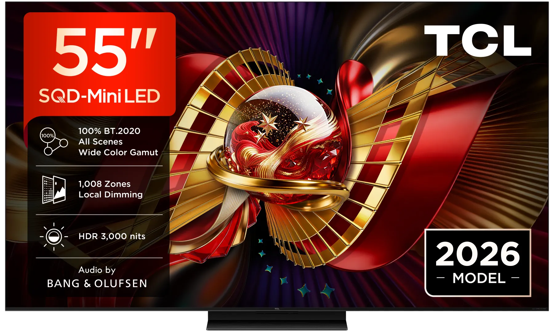 TCL TV SQD Mini LED 55C89L (2026) 55"(139cm) 4K