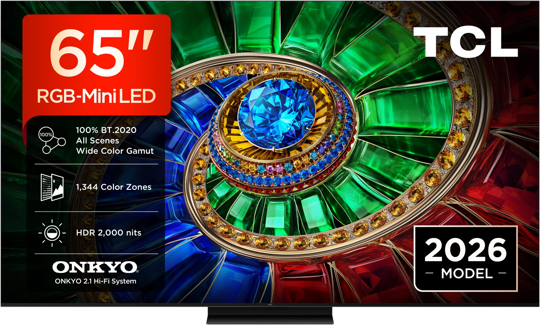 TCL TV RGB Mini LED 65RM7L (2026) 65"(165cm) 4K