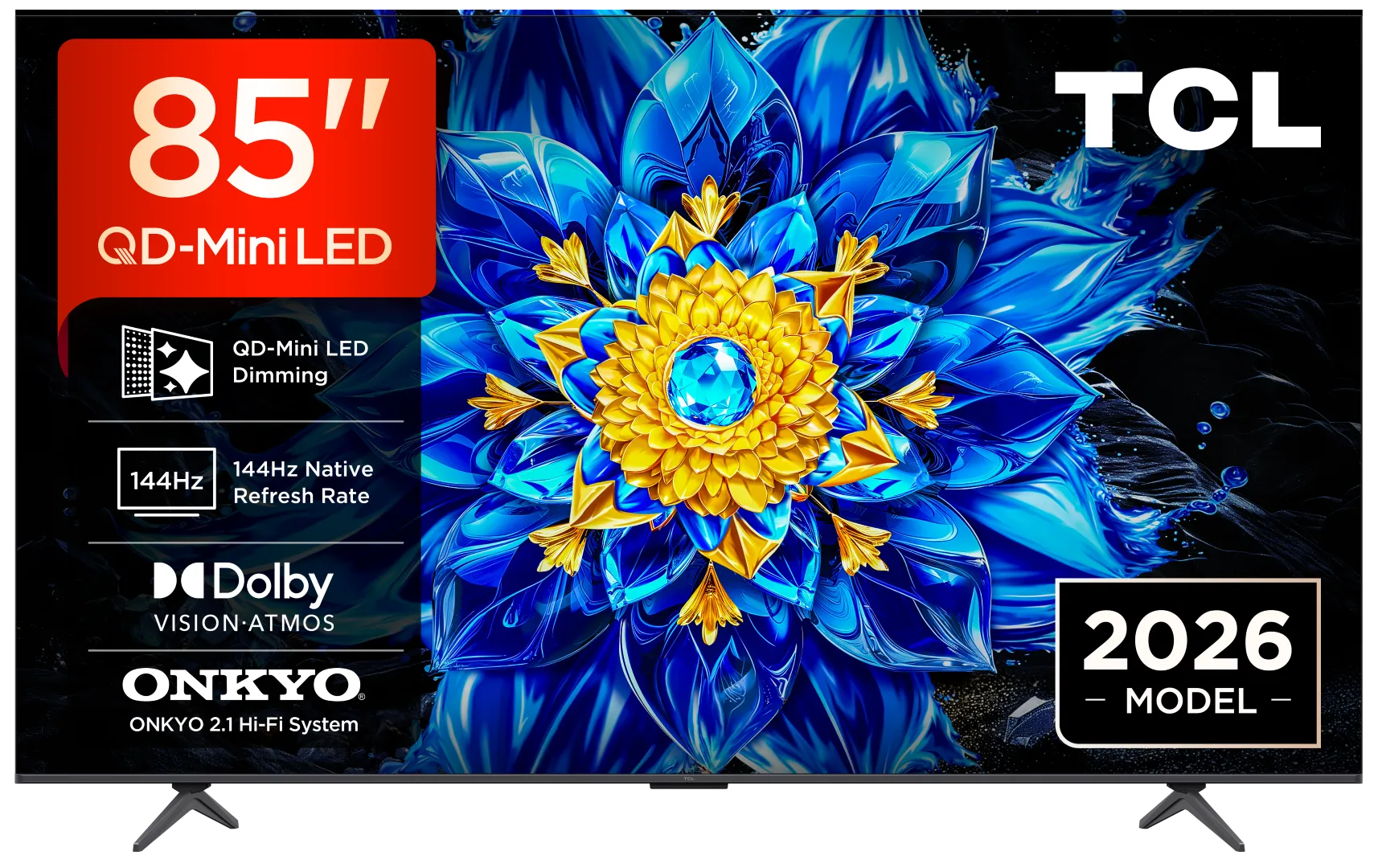 TCL TV QD-Mini LED 85P89L (2026) 85"(215cm) 4K