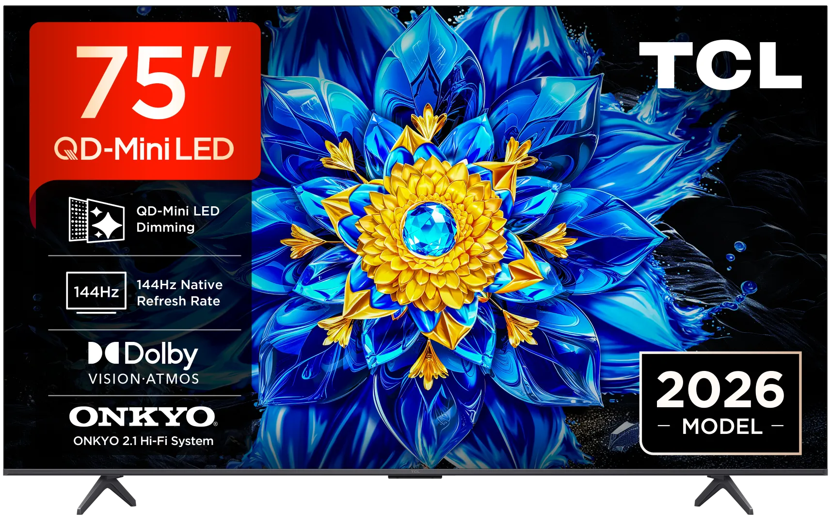 TCL TV QD-Mini LED 4K 75P89L 75 pouces