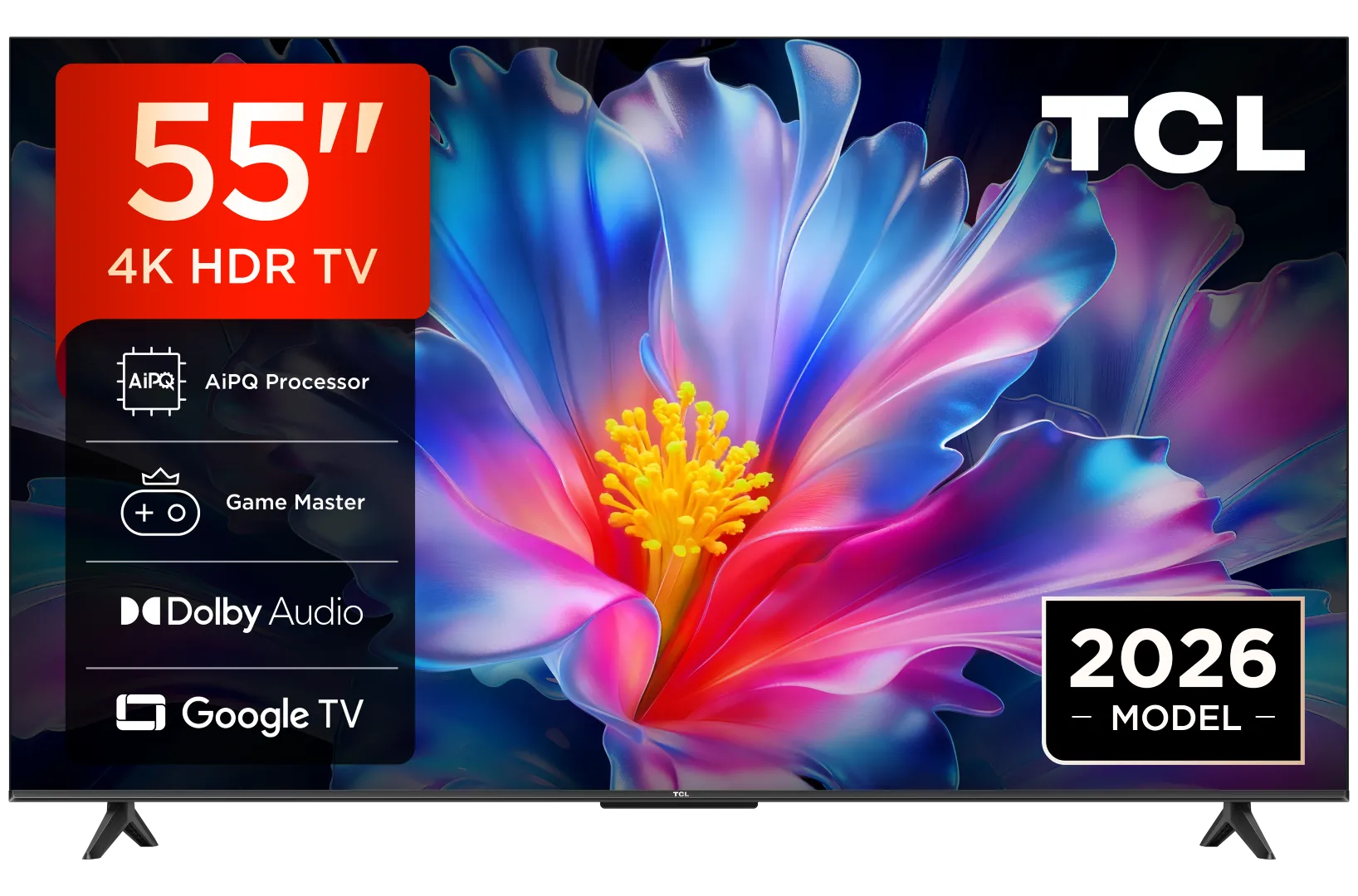 TCL TV LED 55P6L (2026) 55"(139cm) UHD