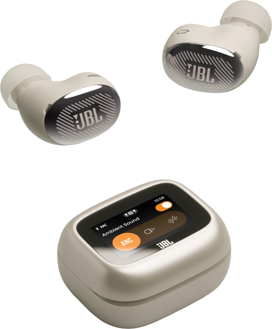 JBL Ecouteurs sans fil Live Buds 4 Champagne