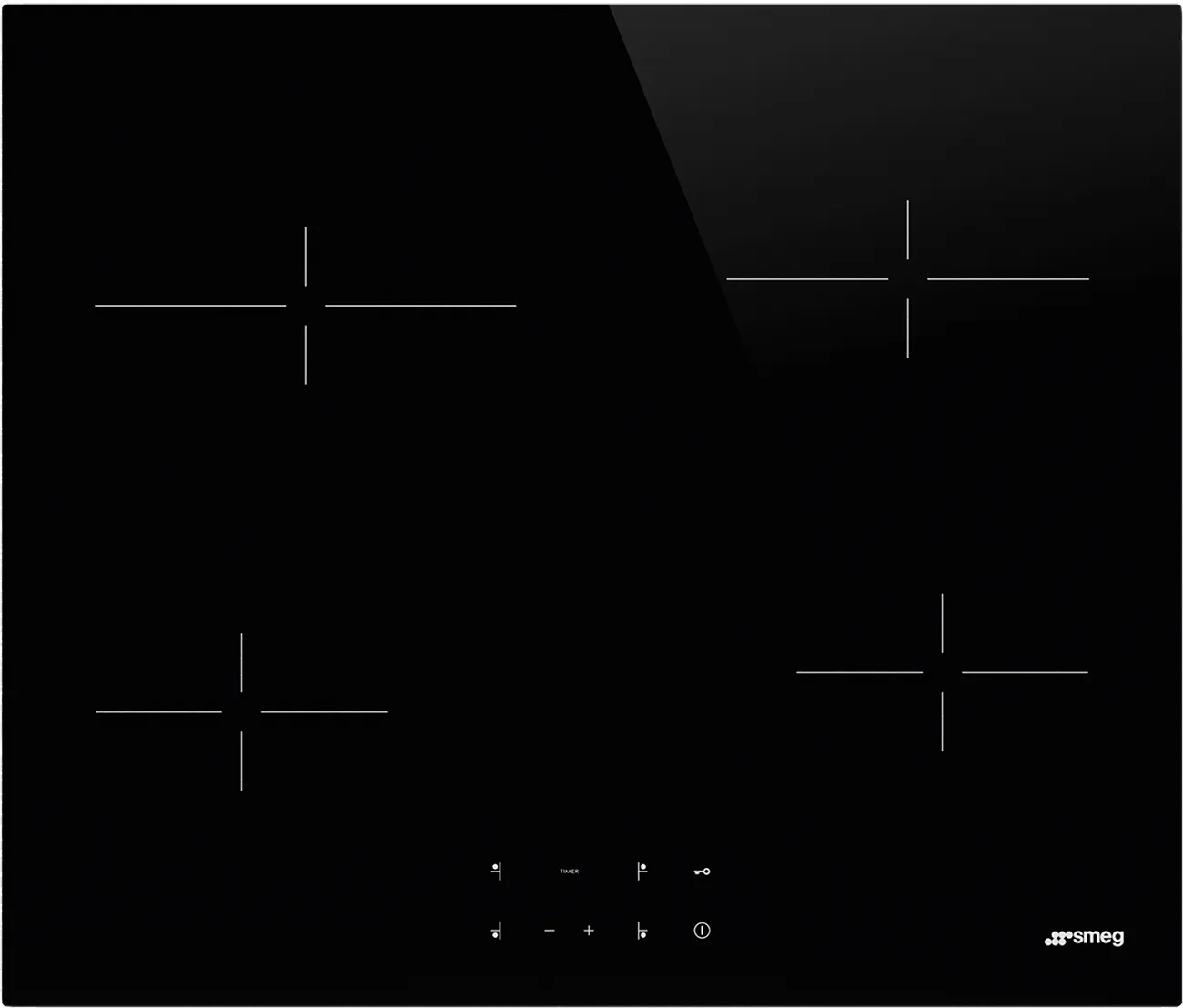 Smeg Table de cuisson vitrocéramique SE264TD2