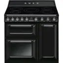 SMEG Cuisinière Victoria TR93IBL2 - Noir