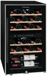LA SOMMELIERE Cave à vin Double Zone ECS312Z - 29 Bouteilles - Noir