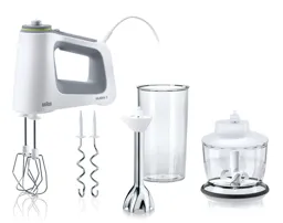 BRAUN Mixeur batteur MultiMix 5 HM5137WH - Blanc