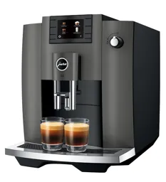 JURA Machine à Expresso automatique E6 Dark Inox