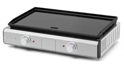 RIVIERA & BAR Plancha électrique QPL1060 émaillée 2 zones