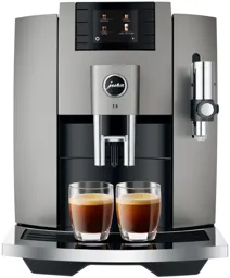 JURA Machine à expresso automatique E8 Dark Inox EC