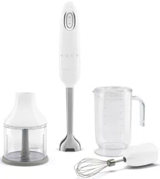 SMEG Mixeur plongeant HBF03WHEU - Blanc