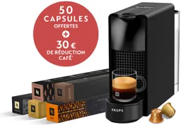 KRUPS Machine à café Nespresso Mini Limited edition Original Pack - Piano Noir