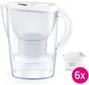 BRITA Carafe Filtrante Marella Cool White + 6 cartouches Maxtra Pro All-in-1