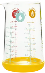 PEBBLY Verre Mesureur - 0,5 L - Jaune