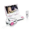 LENCO Lecteur DVD portable DVP-910 - 9 pouces - Rose