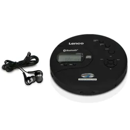 LENCO CD-300 Lecteur CD Portable - Noir