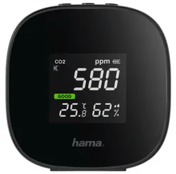 HAMA Moniteur de CO2, Mesureur de qualité de l’air Safe