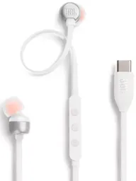 JBL Ecouteurs filaires Tune 310C - USB-C - Blanc