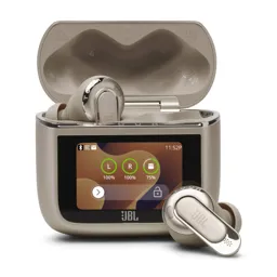 JBL Ecouteurs sans fil Noise Cancelling avec étui de recharge Tour Pro 3 - Latte