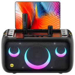 IKARAO Enceinte Karaoke Bluetooth Break X1 avec 2 micros