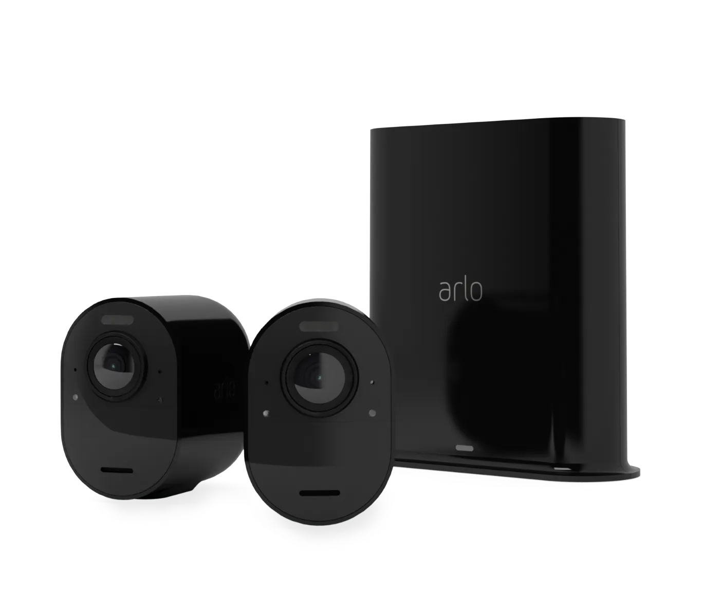 ARLO Kit 2 X Caméra de Sécurité Extérieure Ultra 2 + Base - Noir