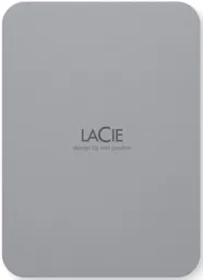 LACIE Disque Dur externe Mobile Drive Secure - 2 To - Gris - STLR2000400
