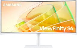 SAMSUNG Moniteur PC 34" WHDQ ViewFinity S6 S65TC - Blanc