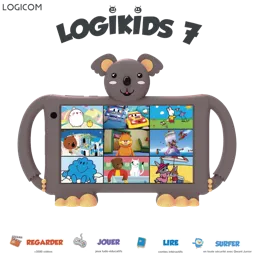 LOGICOM Tablette enfant 7" LOGIKIDS 7 - 16Go - Brun