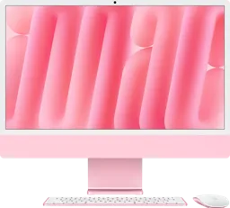 APPLE iMac 24" M4 (CPU 8 GPU 8) 16 Go 256 SSD - QWERTZ - Rose - MWUG3SM