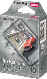 FUJIFILM instax mini Stone Gray instant film - 10 feuilles
