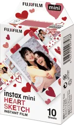 FUJIFILM Papier photo instantané Instax MINI Heart Sketch