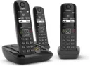 GIGASET Téléphone sans fil AS690AR Trio Noir