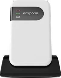 EMPORIA Téléphone à clapet SIMPLICITY glam.4G - Blanc
