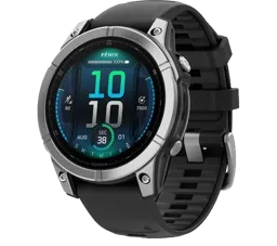 GARMIN Smartwatch Fénix E - 47mm - Stainless Steel Noir