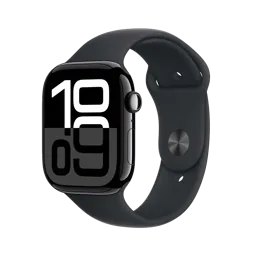 APPLE Watch Series 10 GPS - 46mm - Aluminium - Noir - Black Sport Band - S/M