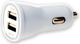 TECHLY Chargeur de voiture 2 x USB 2.0 - Blanc