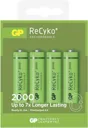 GP 4 batteries AA ReCyko+ rechargeables - 2.000 mAh