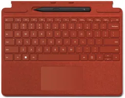 MICROSOFT Clavier Surface Pro Signature Keyboard avec Slim Pen 2 - Qwertz - Rouge