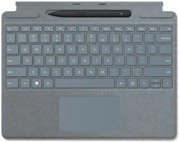 MICROSOFT Clavier Surface Pro Signature Keyboard avec Slim Pen 2 - Qwertz - Bleu