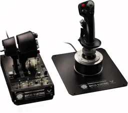 THRUSTMASTER Joystick & Manette de Gaz Hotas Warthog - Noir