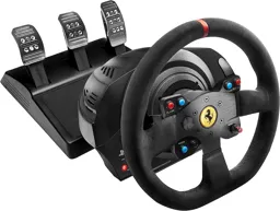 THRUSTMASTER Volant + Pédalier T300 Ferrari Integral - PC/PS4 - Alcantara Edition