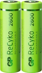 GP Lot de 2 piles rechargeables AA - 2600 mAh