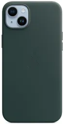 APPLE Coque en cuir avec MagSafe pour iPhone 14 plus - Vert forêt