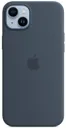 APPLE Coque en silicone avec MagSafe pour iPhone 14 Plus - Bleu orage