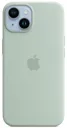 APPLE Coque en silicone avec MagSafe pour iPhone 14 Plus - Bleu cactus