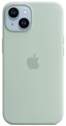 APPLE Coque en silicone avec MagSafe pour iPhone 14 Plus - Bleu cactus
