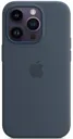 APPLE Coque en silicone avec MagSafe pour iPhone 14 Pro Max - Bleu orage