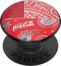 POPSOCKET Support pour Smartphone Popgrip - Coca Cola Patchwork