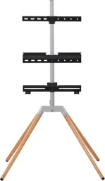 ONE FOR ALL Support TV Quadpod - 32" à 70" - Gris chêne