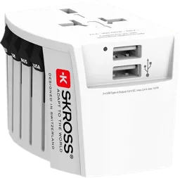 SKROSS Adaptateur de voyage MUV USB - 2 x USB-A